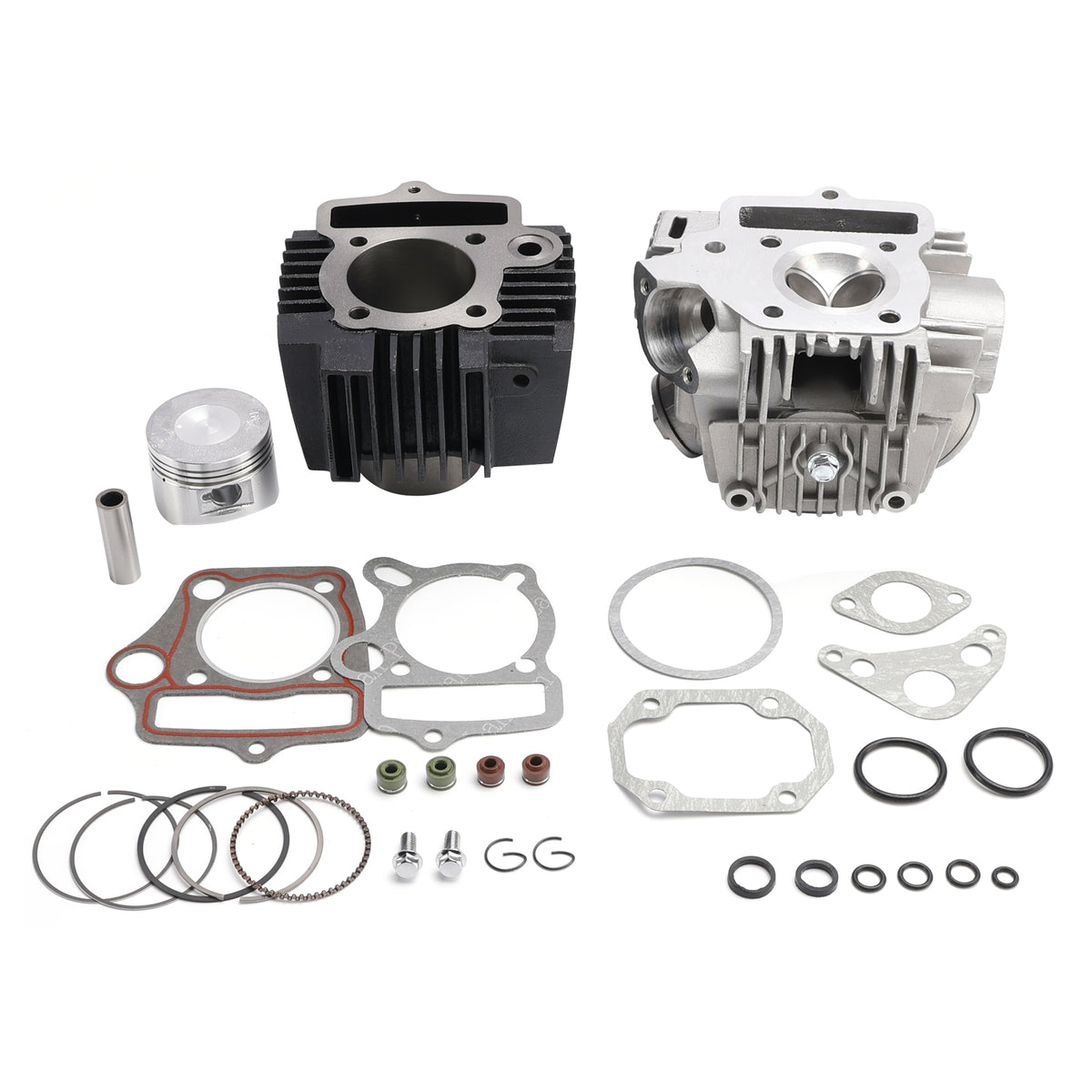 Honda Chinese ATV Dirt Bike 110cc 52.4mm Top End Kit Cylinder Head Piston