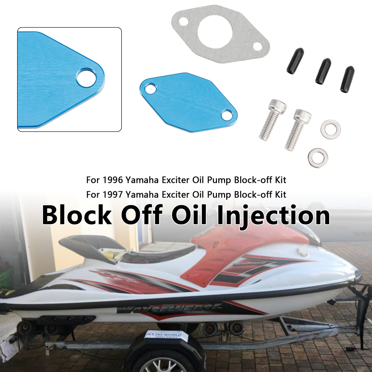 Yamaha 210/800/1100/1200 All Block Off Oil Injection Pump