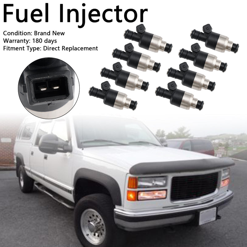 8PCS 83211150 Fuel Injector 17109596 Fit Chevrolet Fit GMC 7.4L V8 1996-2000