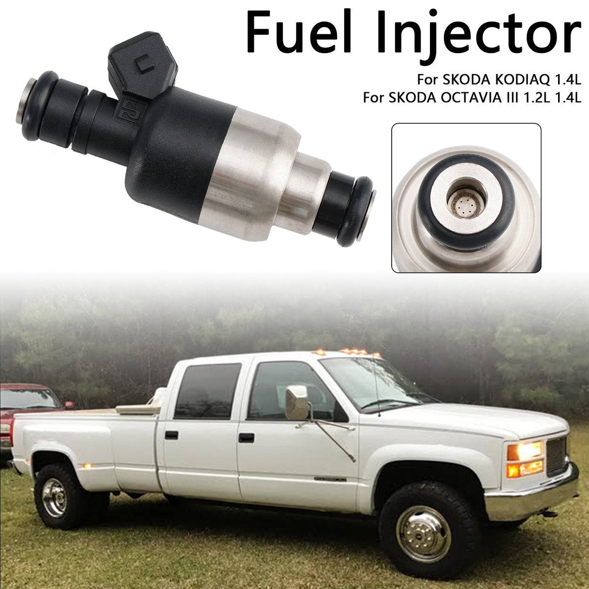 Chevrolet Fit GMC 7.4L V8 1996-2000 83211150 1PCS Fuel Injector 17109596
