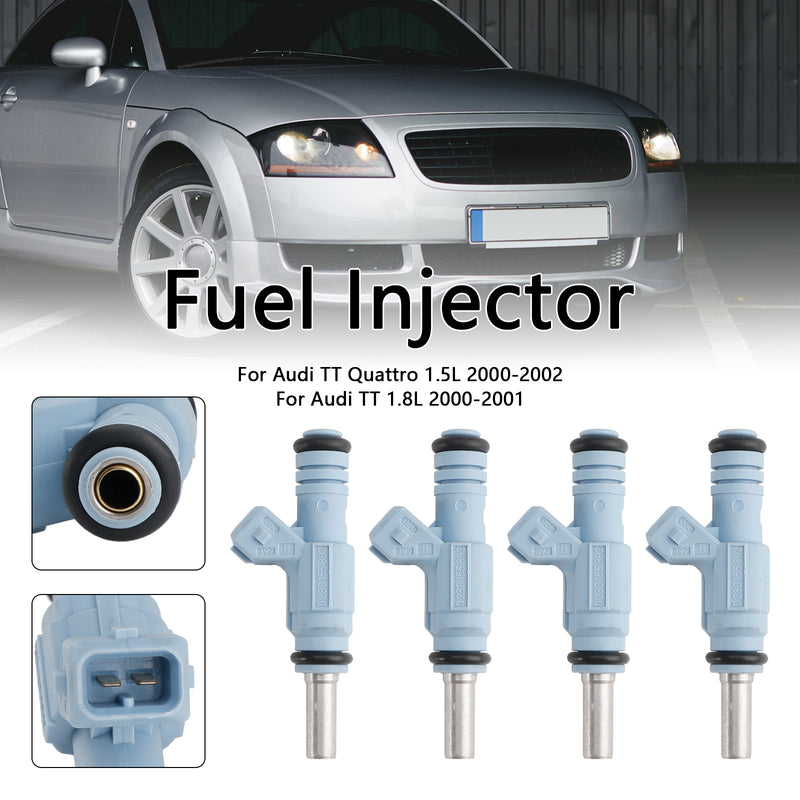 Audi TT Quattro 1.5L 2000-2002 0280155893 4PCS Fuel Injector 0280155892