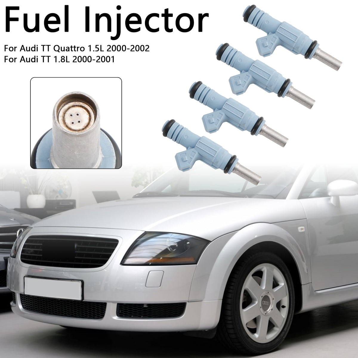Audi TT Quattro 1.5L 2000-2002 0280155893 4PCS Fuel Injector 0280155892