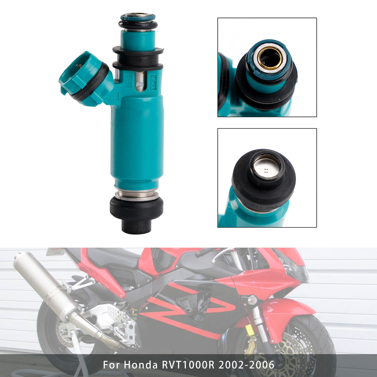 Honda CBR900RR 2002-2003 CBR954RR 2002-2006 RVT1000R 16450-MCJ-752 Fuel Injectors