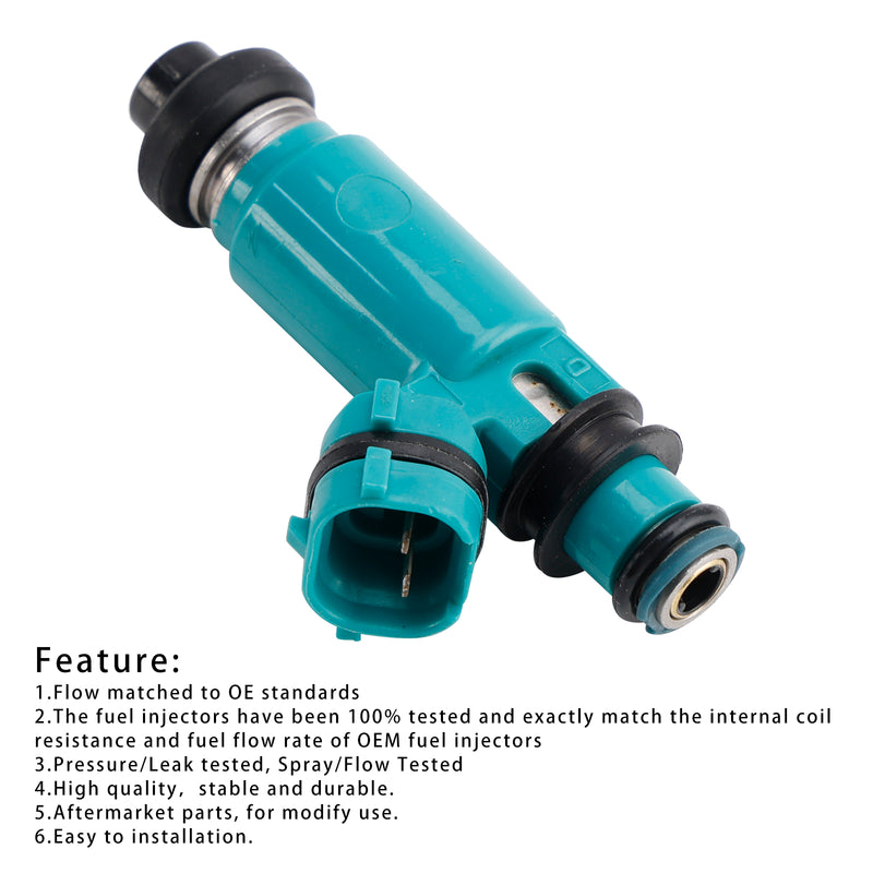 Honda CBR900RR 2002-2003 CBR954RR 2002-2006 RVT1000R 16450-MCJ-752 Fuel Injectors