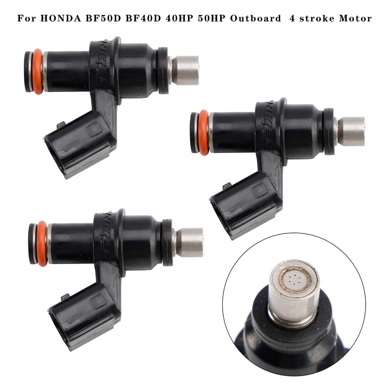 HONDA BF50D BF40D 40HP 50HP Outboard 3PC 16450-ZZ5-003 Fuel Injector