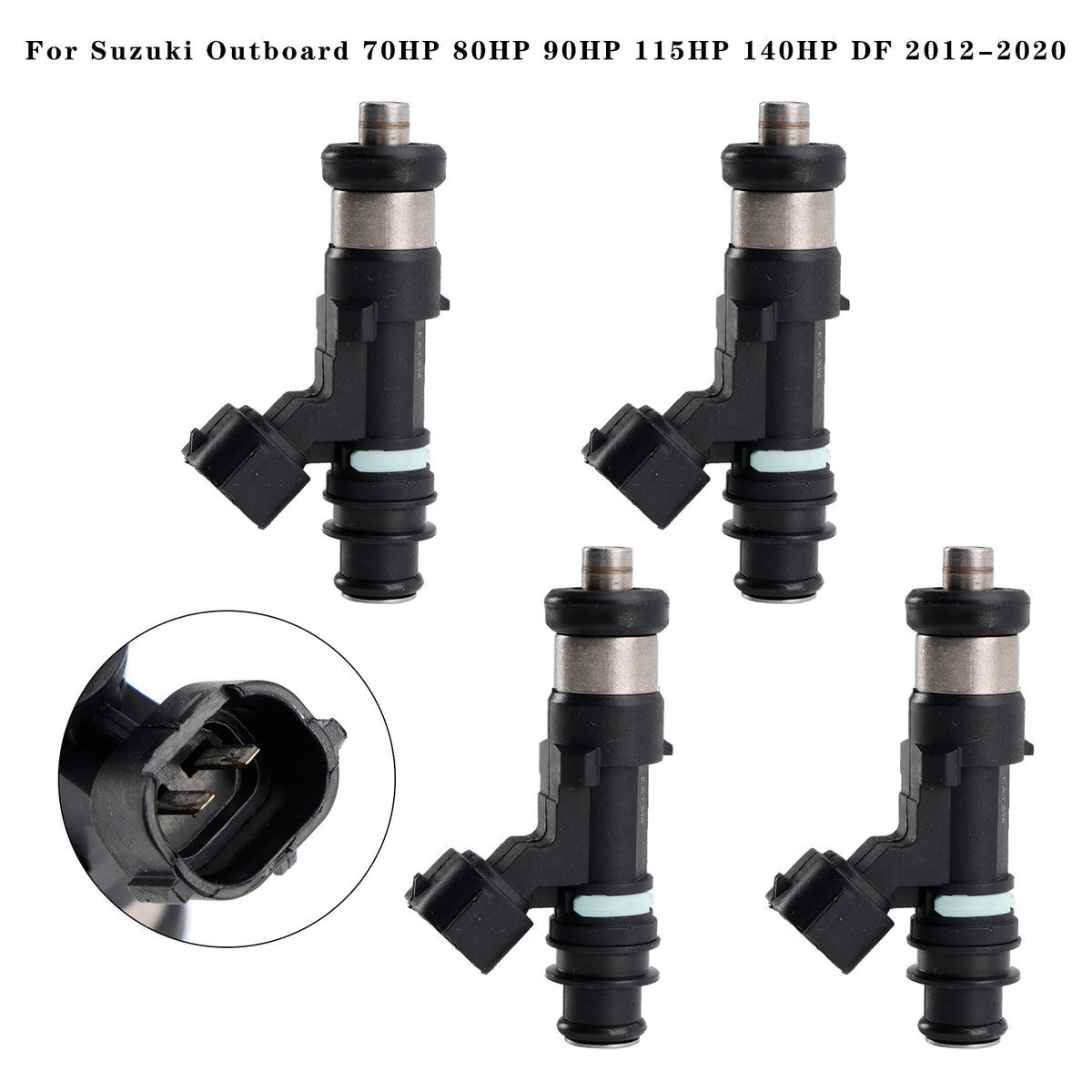 Suzuki Outboard 70 80 90 115 140 HP DF 4PC 15710-82K50 EAT314 Fuel Injector