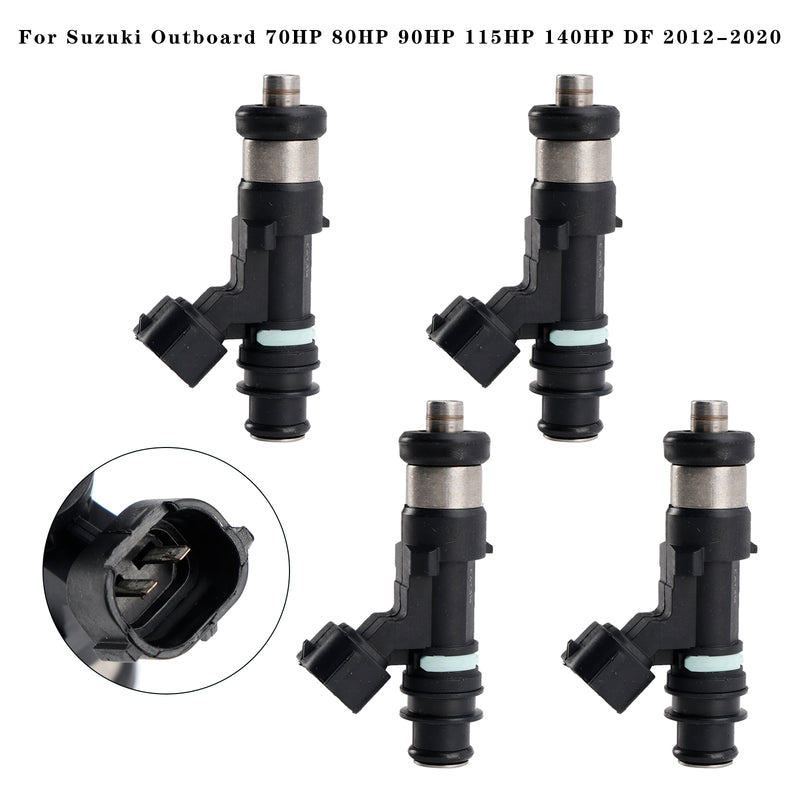 Suzuki Outboard 70 80 90 115 140 HP DF 4PC 15710-82K50 EAT314 Fuel Injector