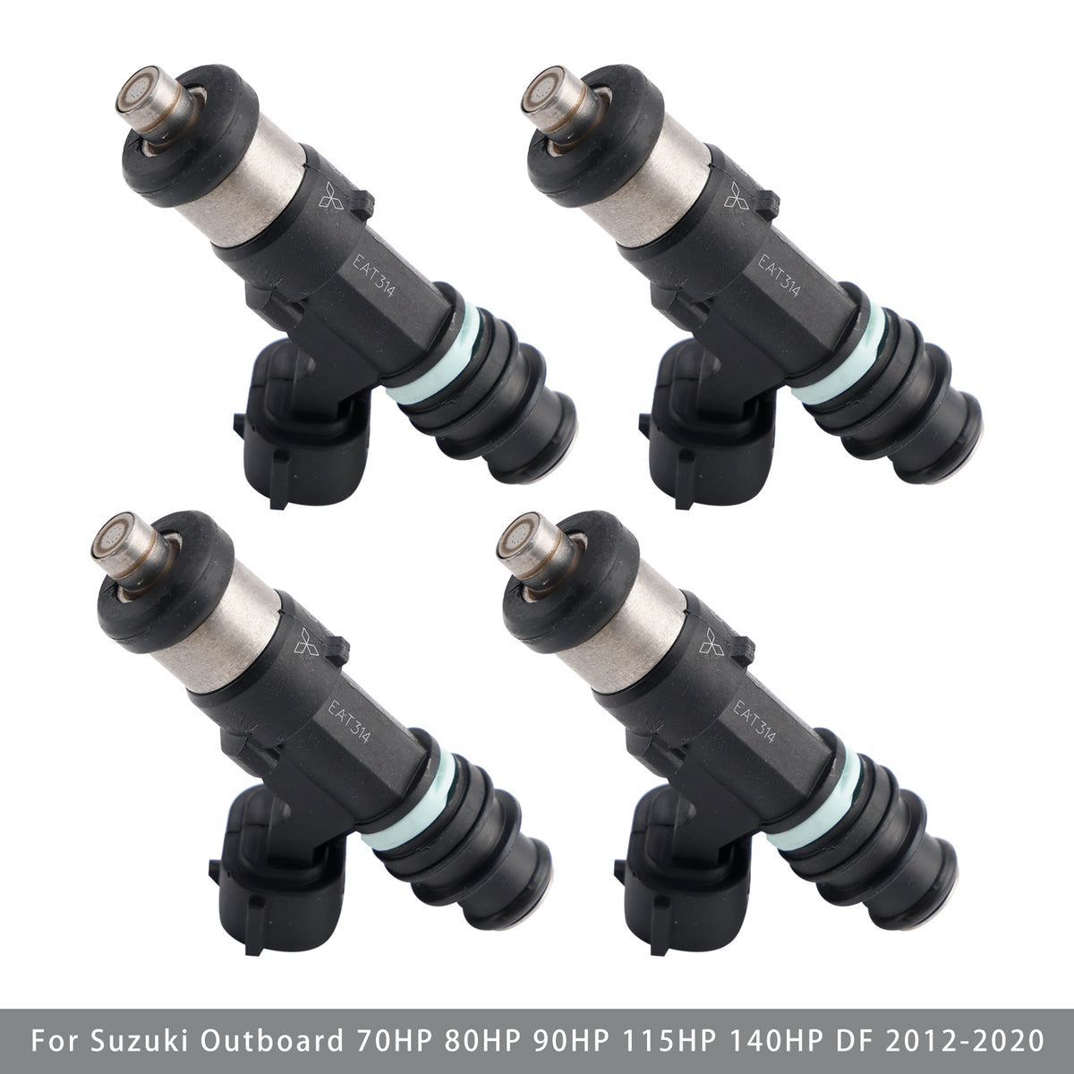 Suzuki Outboard 70 80 90 115 140 HP DF 4PC 15710-82K50 EAT314 Fuel Injector