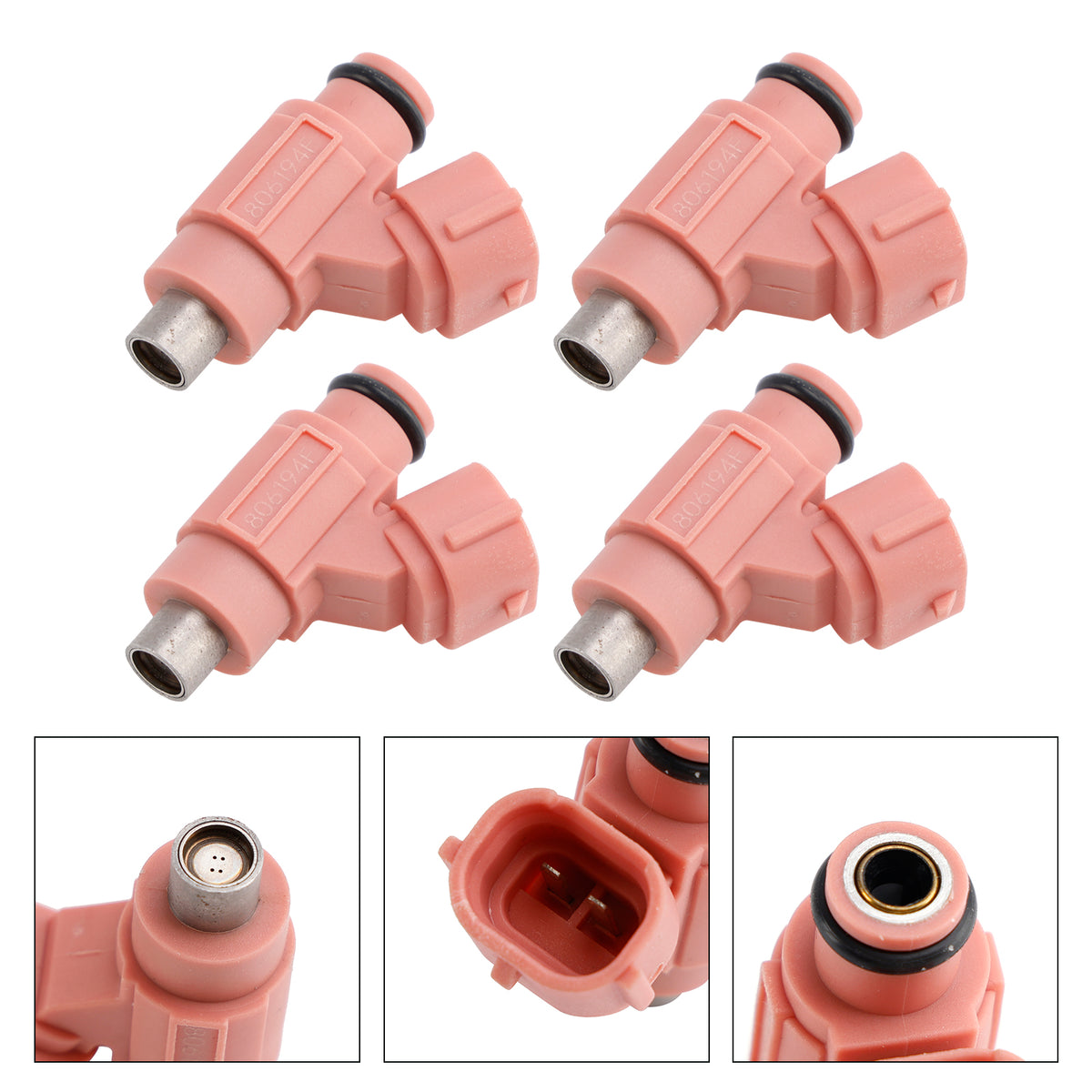 Yamaha Outboard 115HP F115JA F115LA 2011-2014 4PC 68V-13761-10-00 Fuel Injector