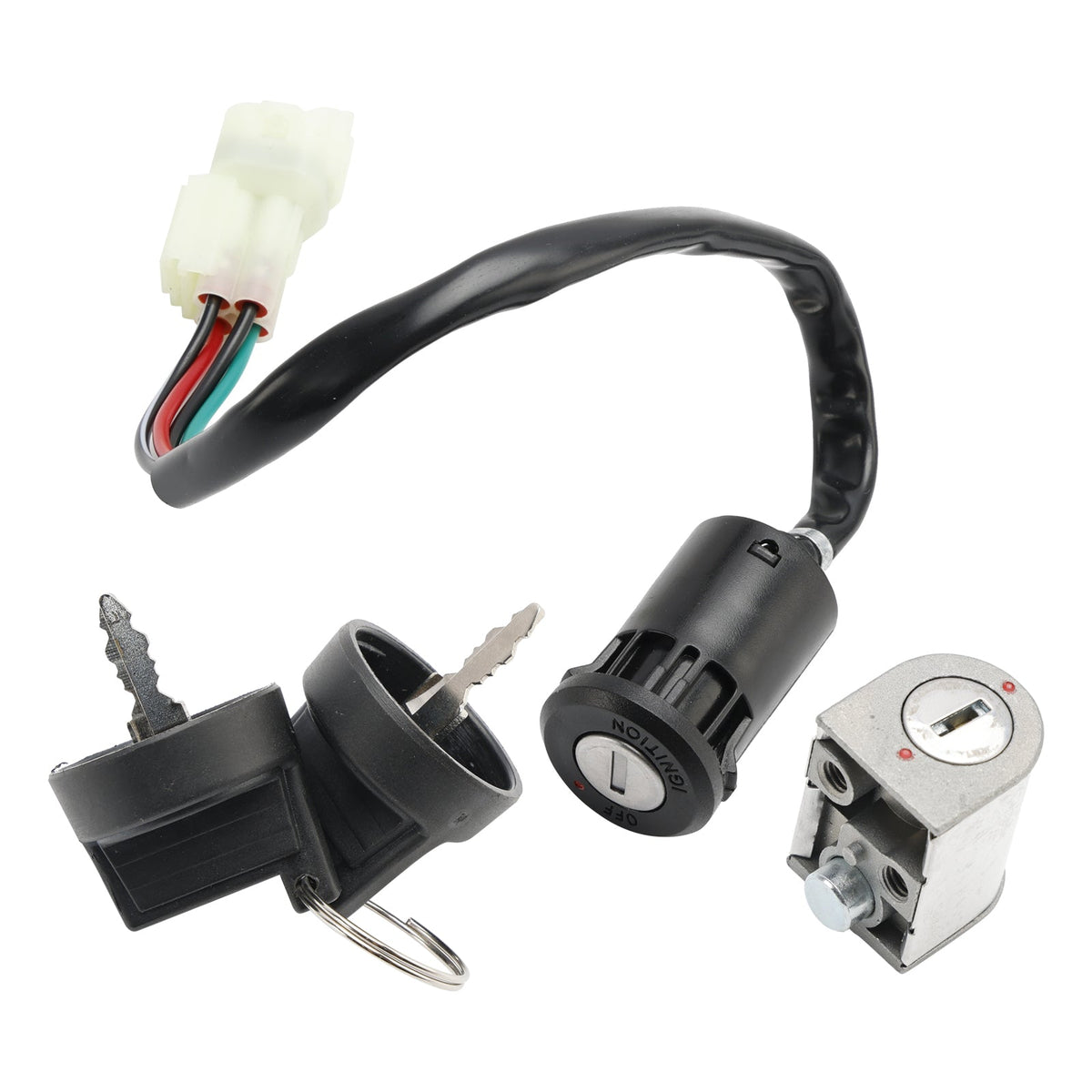 Kymco KXR 250 50 90/Maxxer 250 90 ATV Quad 4-Pin Ignition Key Switch