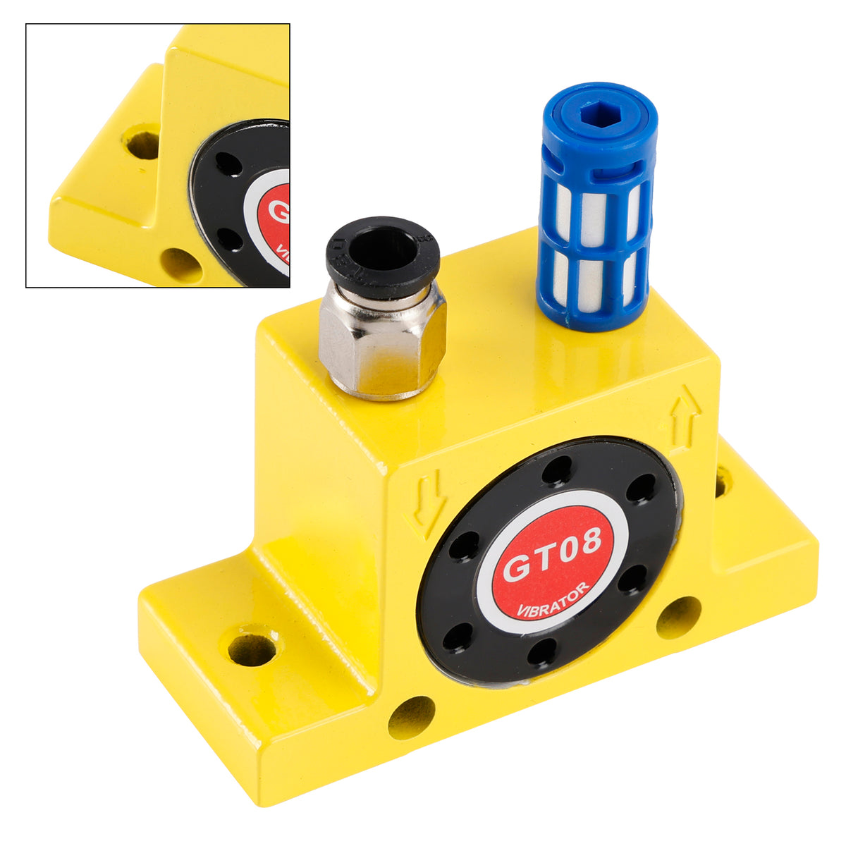 Pneumatic Turbine Vibrators GT08 1/8" Silent Golden Industrial Vibrator