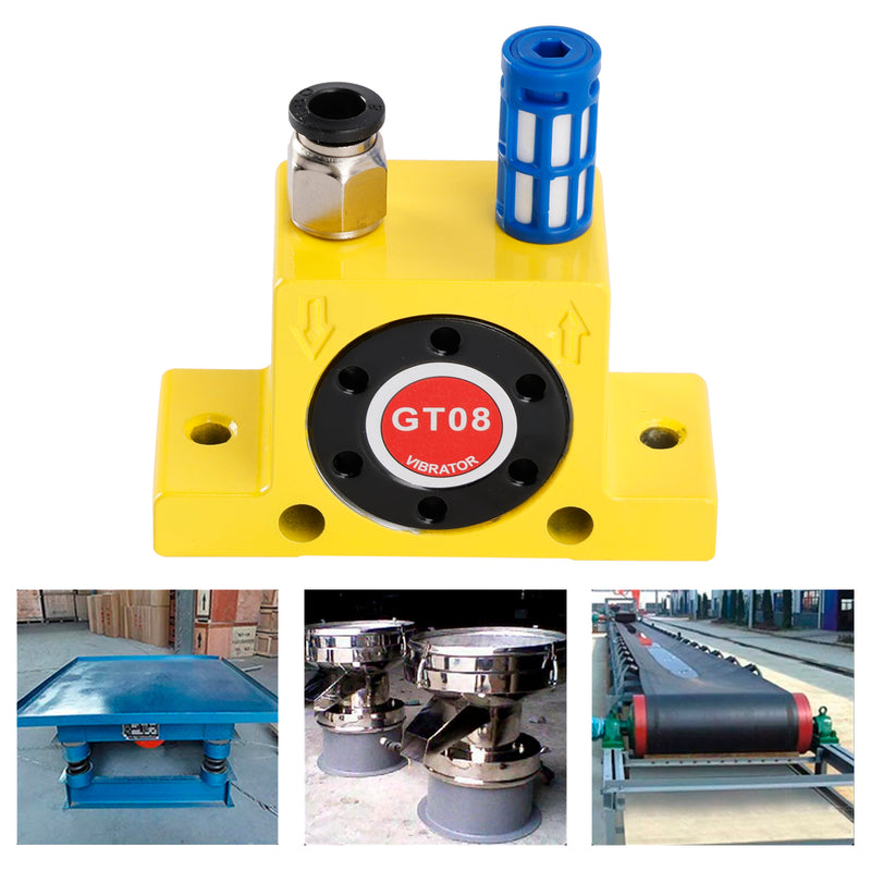 Pneumatic Turbine Vibrators GT08 1/8" Silent Golden Industrial Vibrator