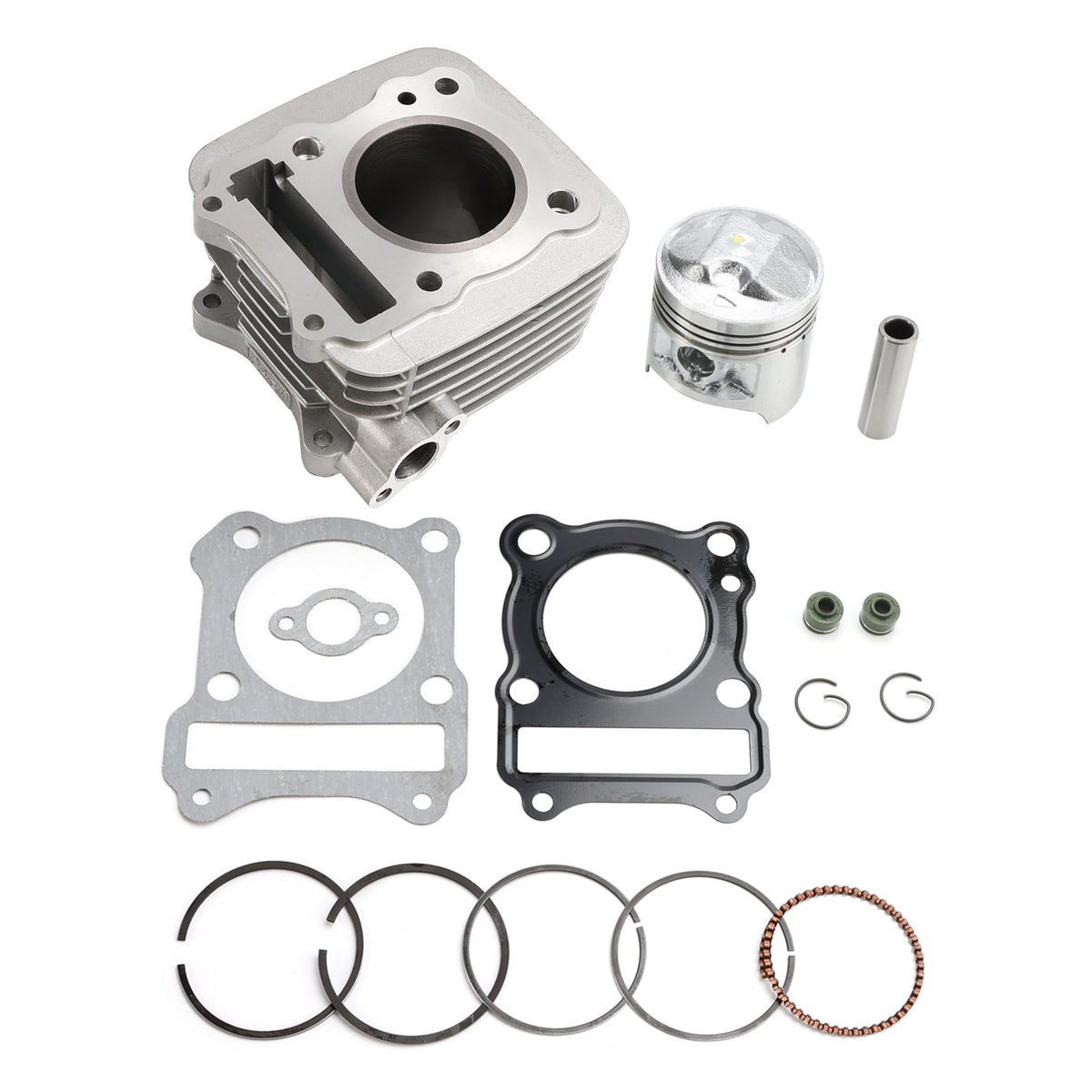 Suzuki GZ125 GS125 GN125 EN125 57mm Cylinder Domed Type Piston Gaskets Kit