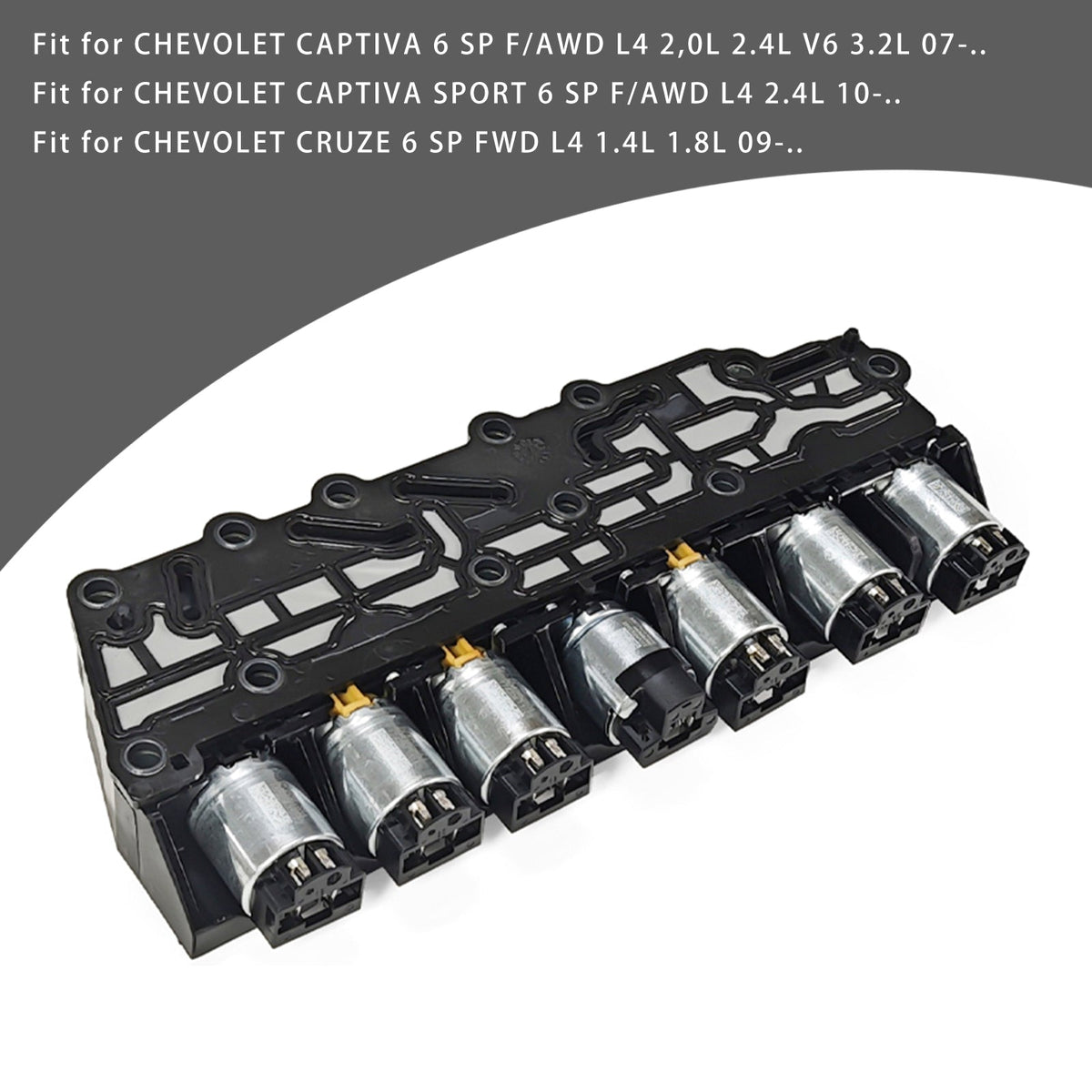 CHEVOLET BUICK Valve Body 6T40 6T45 6T30 6T50 Gearbox Transmission Solenoids