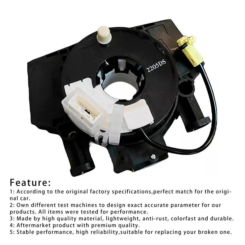 Pathfinder Versa Tiida 2006-2012 Spiral Cable Clock Spring 25567-EV06E