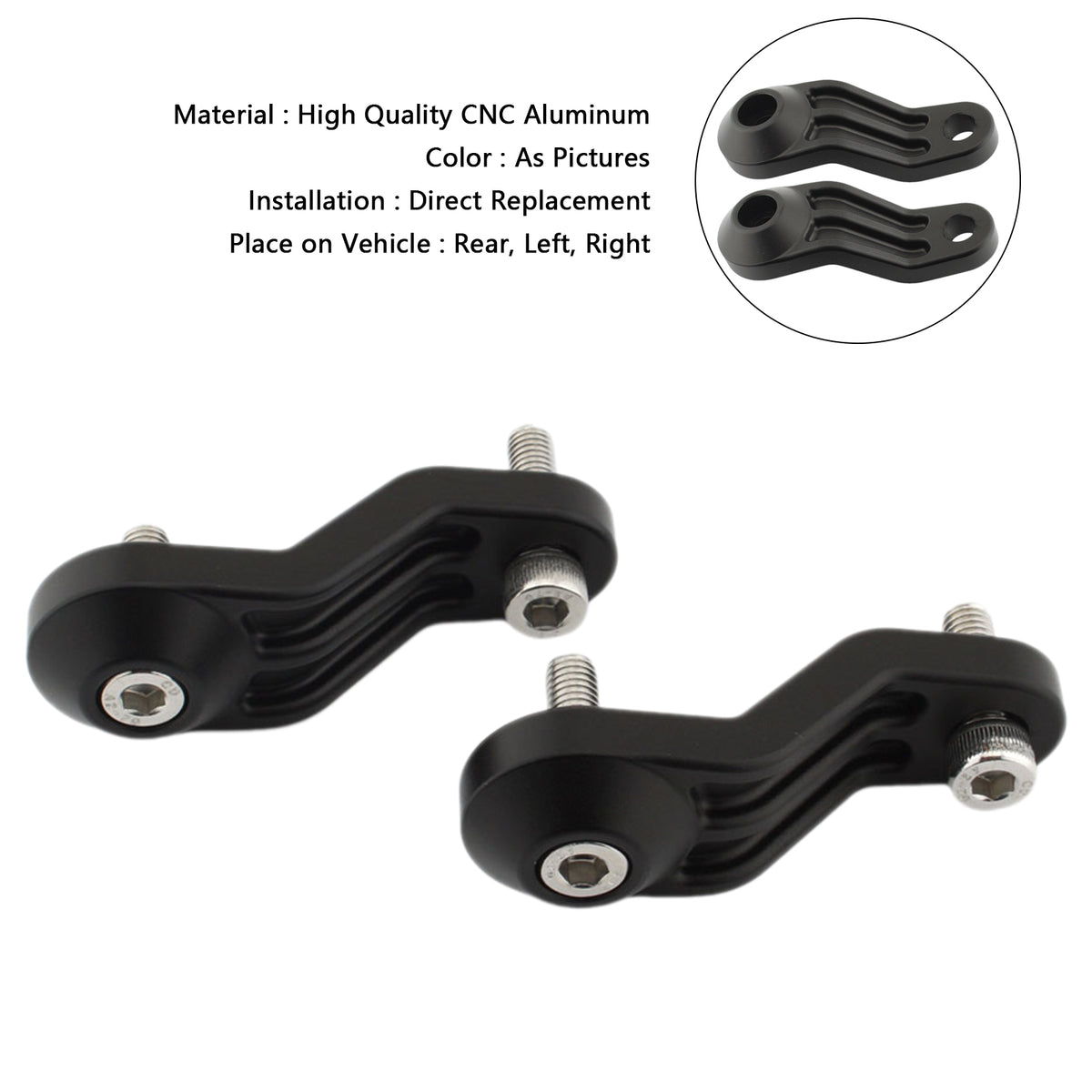 Bonneville SE T100 T120 Black Rear Turn Signal Light Holder Bracket