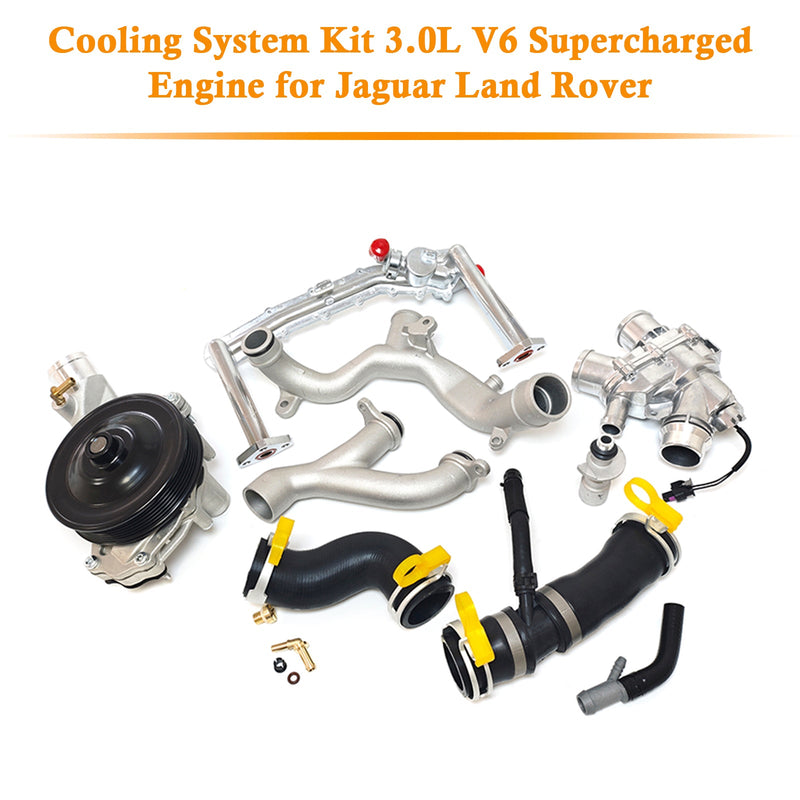 Jaguar Land Rover Cooling System Kit 3.0L V6 Supercharged Engine