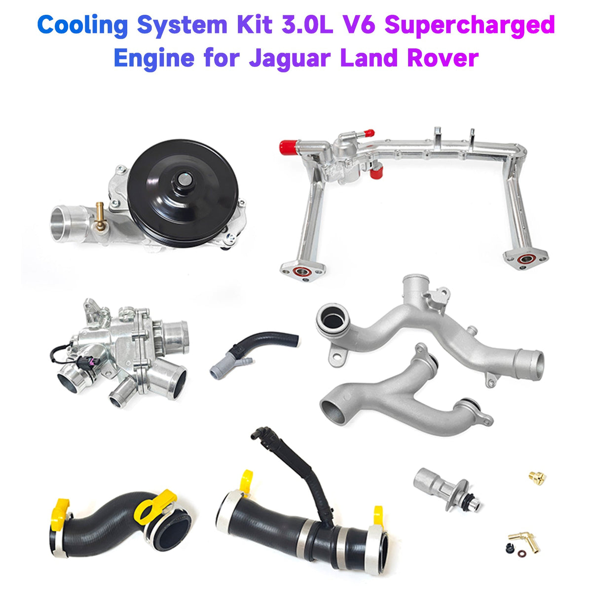 Jaguar Land Rover Cooling System Kit 3.0L V6 Supercharged Engine