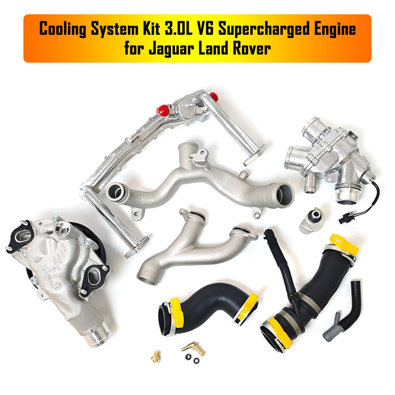 Jaguar Land Rover Cooling System Kit 3.0L V6 Supercharged Engine