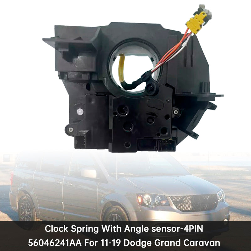 Dodge Grand Caravan Voyager RT Clock spring with Angel Sensor-4PINS 56046241AA