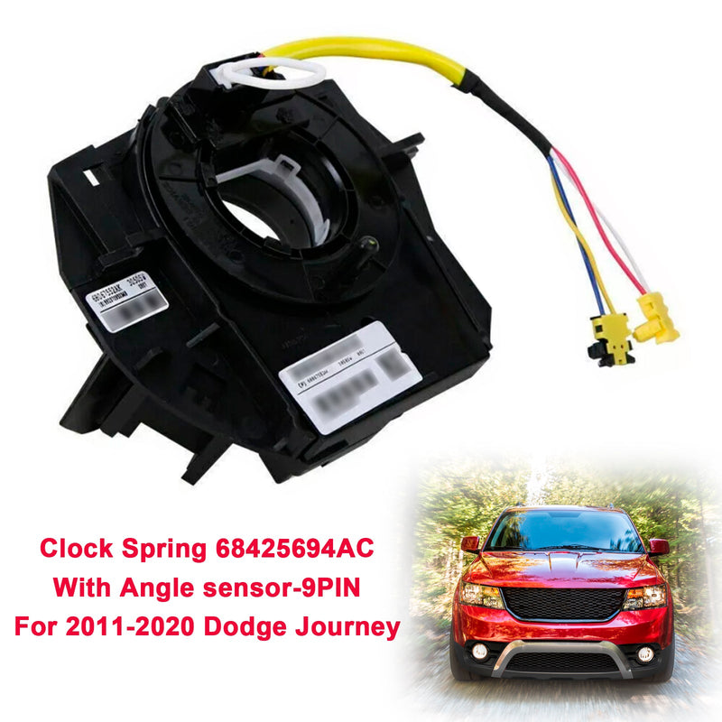 Clock Spring 68425694AC For Dodge Journey 2011-2020 With Angle sensor-9PIN