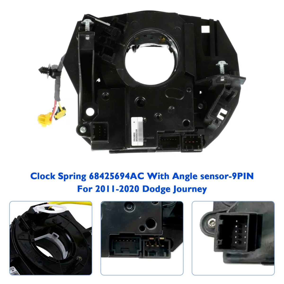 Clock Spring 68425694AC For Dodge Journey 2011-2020 With Angle sensor-9PIN