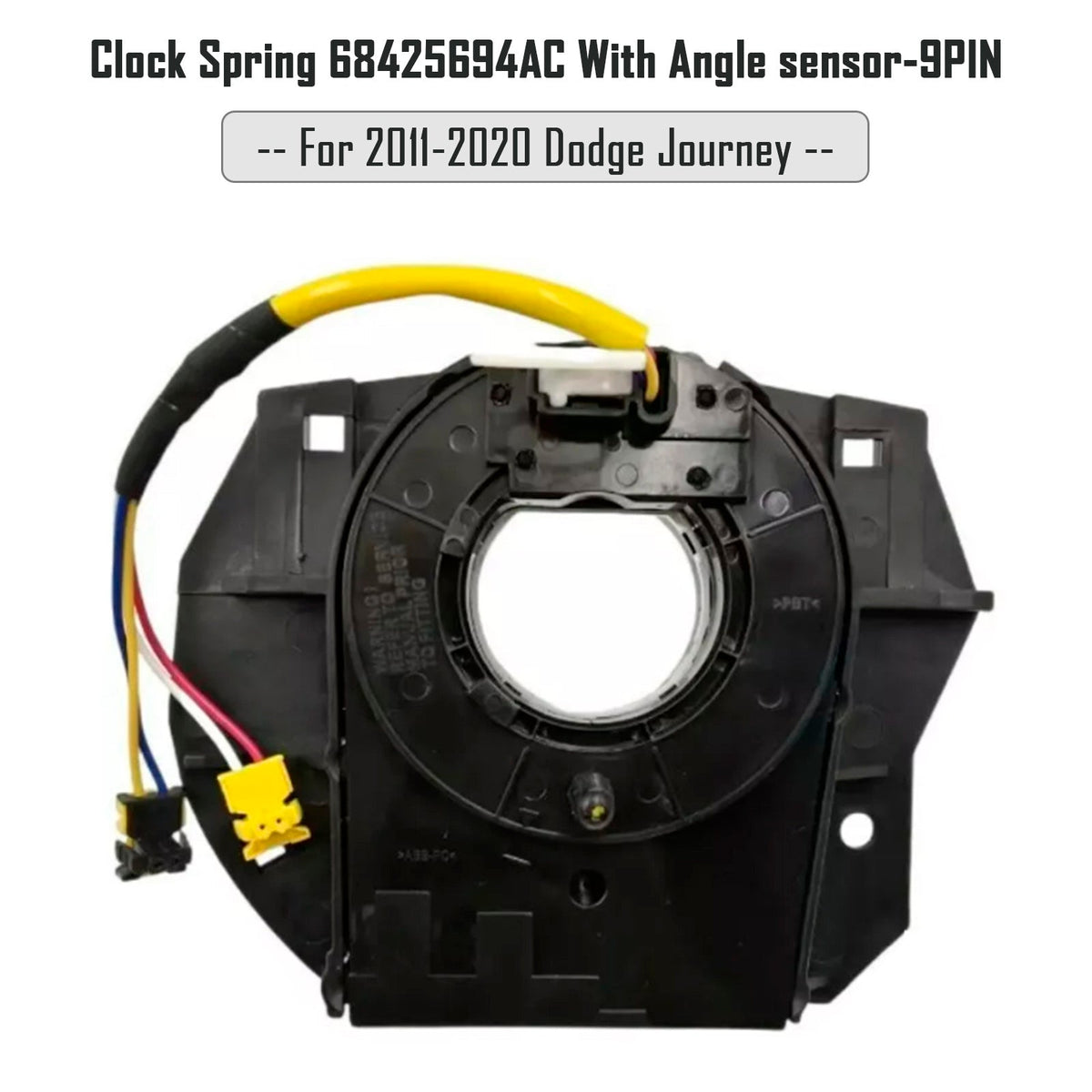 Clock Spring 68425694AC For Dodge Journey 2011-2020 With Angle sensor-9PIN