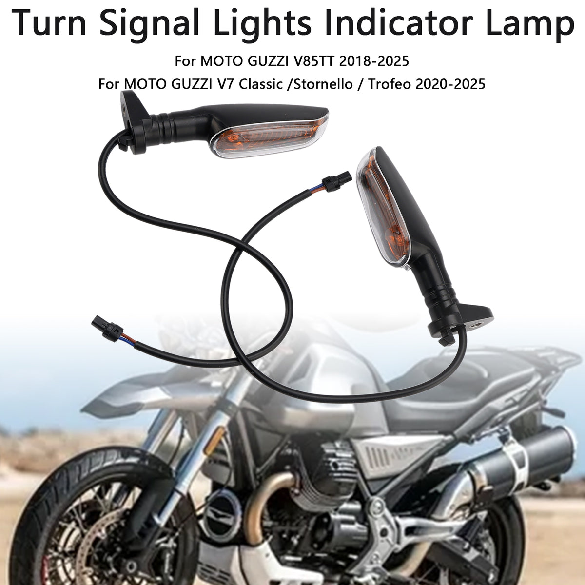MOTO GUZZI V7 V9 V100 V85TT Stelvio Turn Signal Lights Indicator Lamp