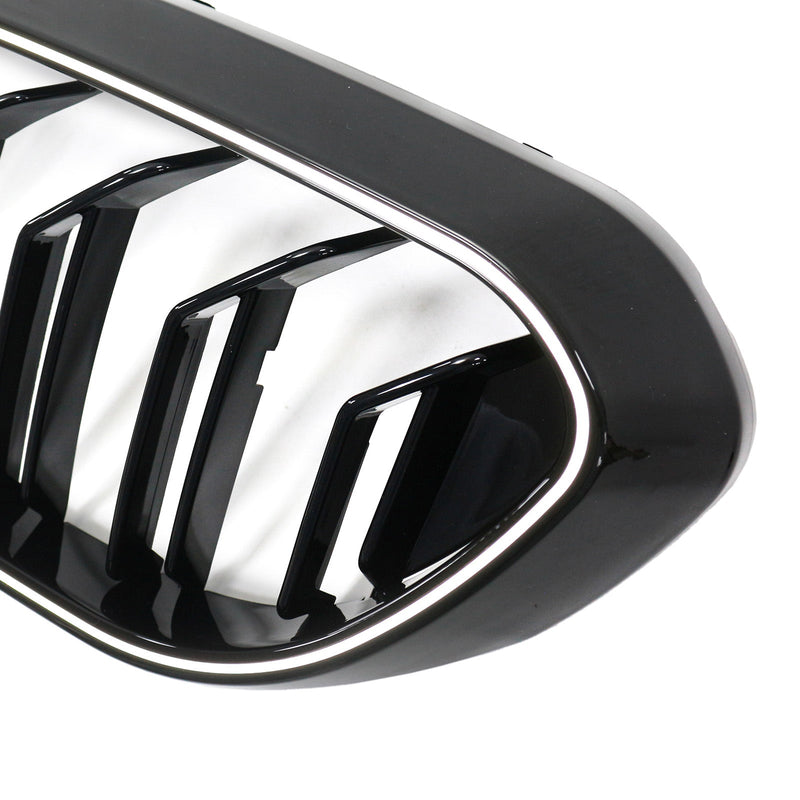 BMW 5 Series G30 G31 2017-2020 Gloss Black Double Slat Front Kidney Grill