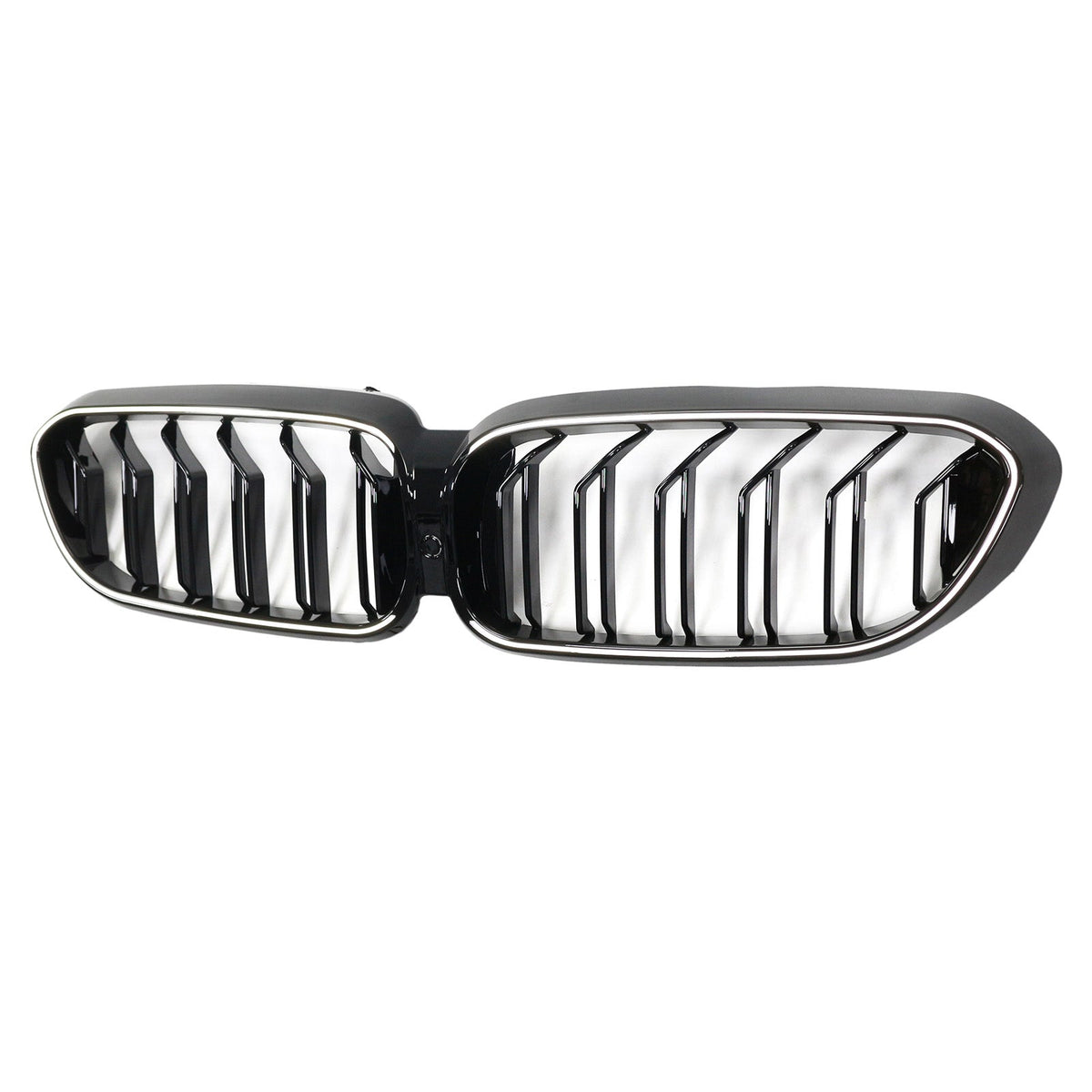 2017-2020 BMW 5 Series G30 G31 Gloss Black Double Slat Front Kidney Grill