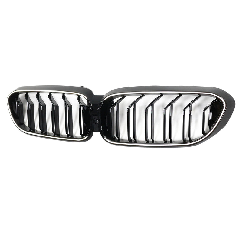 BMW 5 Series G30 G31 2017-2020 Gloss Black Double Slat Front Kidney Grill