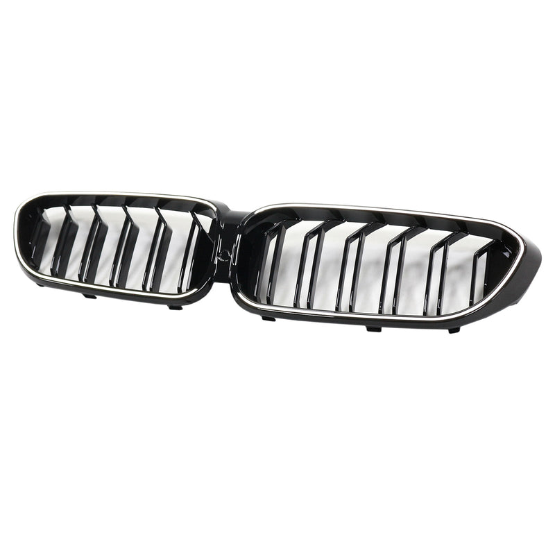 BMW 5 Series G30 G31 2017-2020 Gloss Black Double Slat Front Kidney Grill