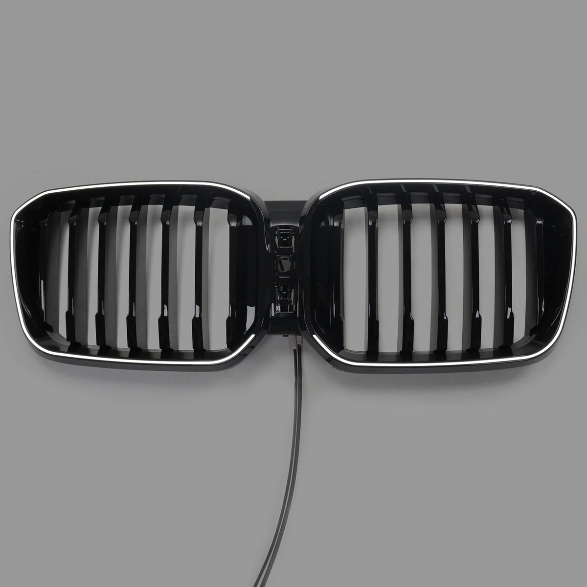 2022-2025 BMW X3 G01 X4 G02 With Camera Hole Glossy Black Front Bumper Kidney Grill