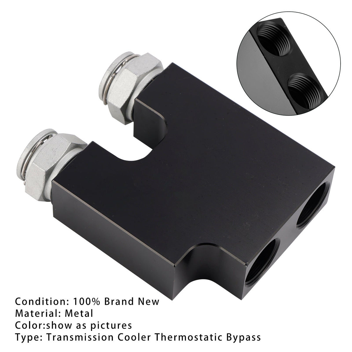 ATS Transmission Cooler Bypass Block For 6.7L Cummins 68RFE AS69RC 2013-2018