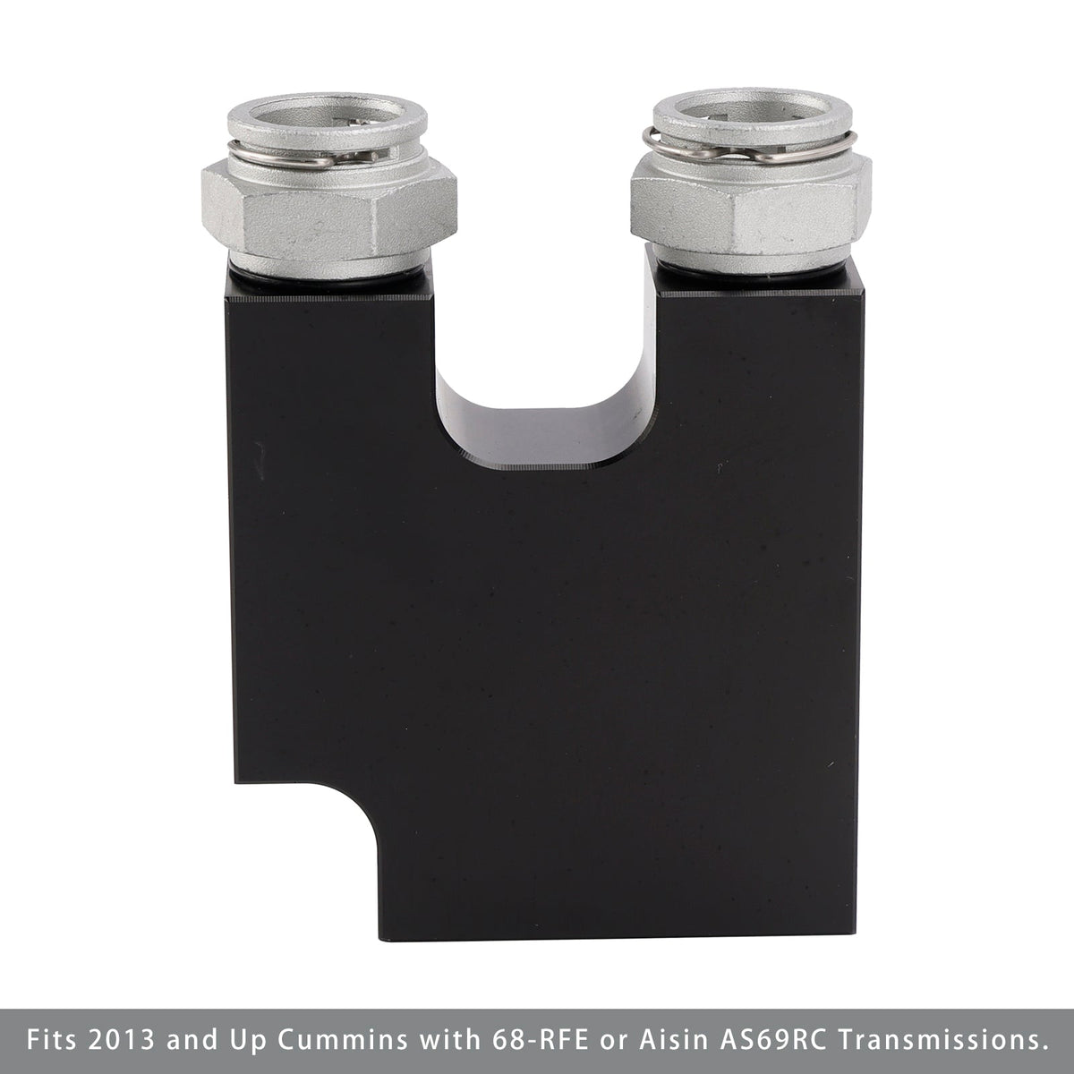 ATS Transmission Cooler Bypass Block For 6.7L Cummins 68RFE AS69RC 2013-2018