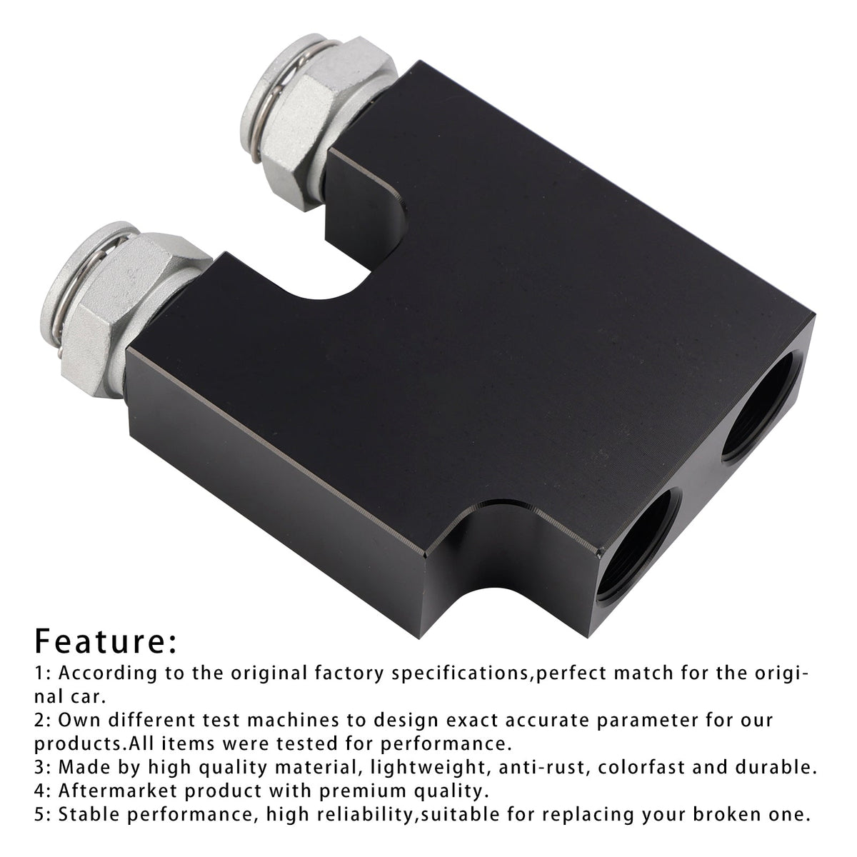 ATS Transmission Cooler Bypass Block For 6.7L Cummins 68RFE AS69RC 2013-2018