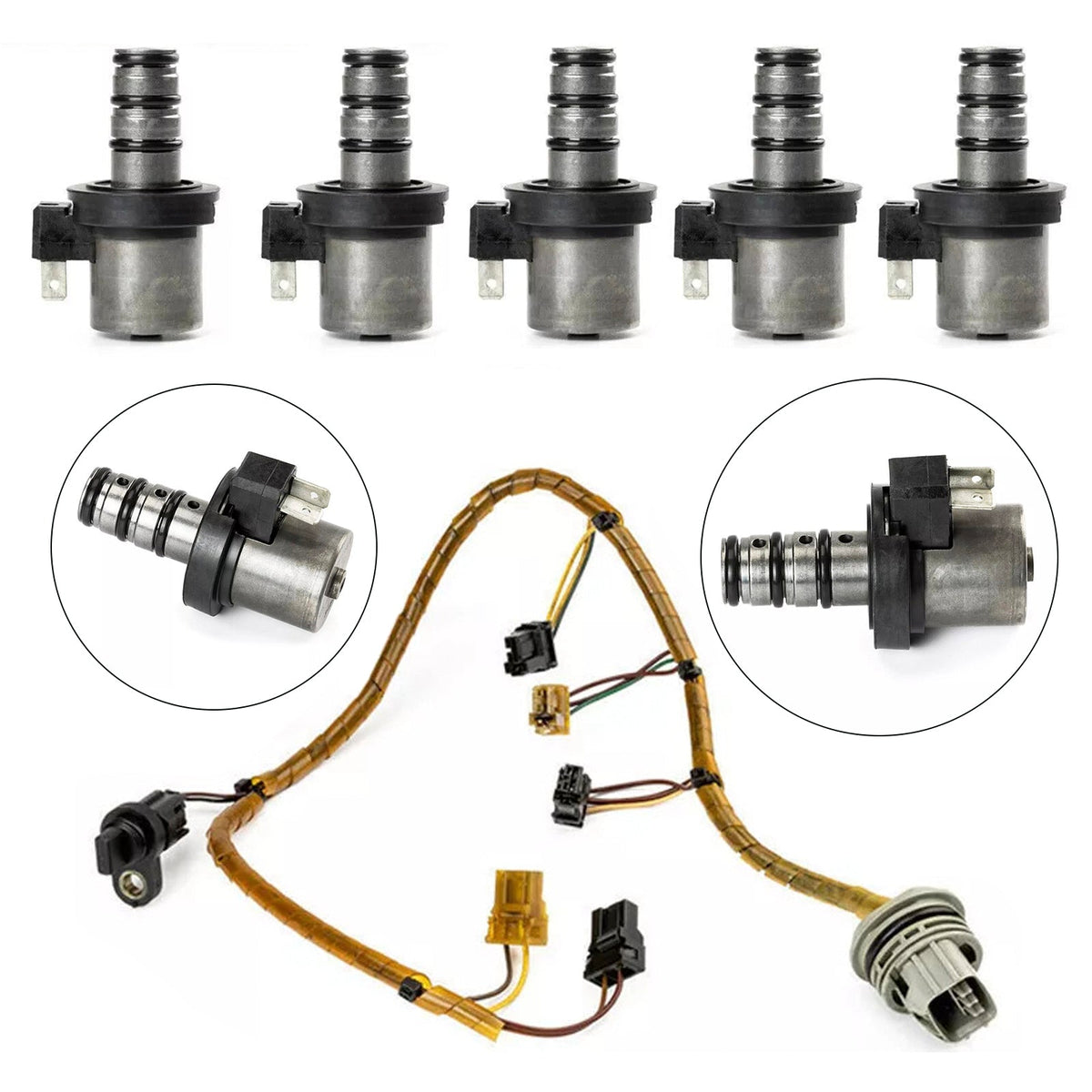 F4A41 F4A42 Transmission Shift Solenoid Kit with Harness For Mitsubishi Hyundai