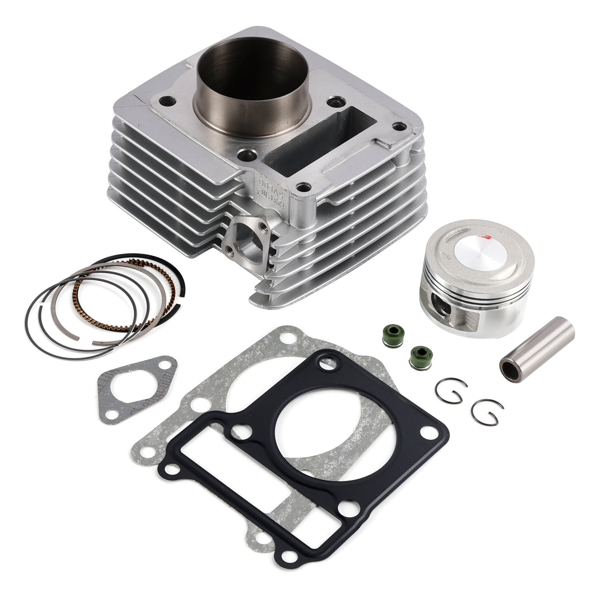 Yamaha YBR125 YBR 125 Custom 2005-2018 150cc Cylinder Piston Top End Kit 57mm