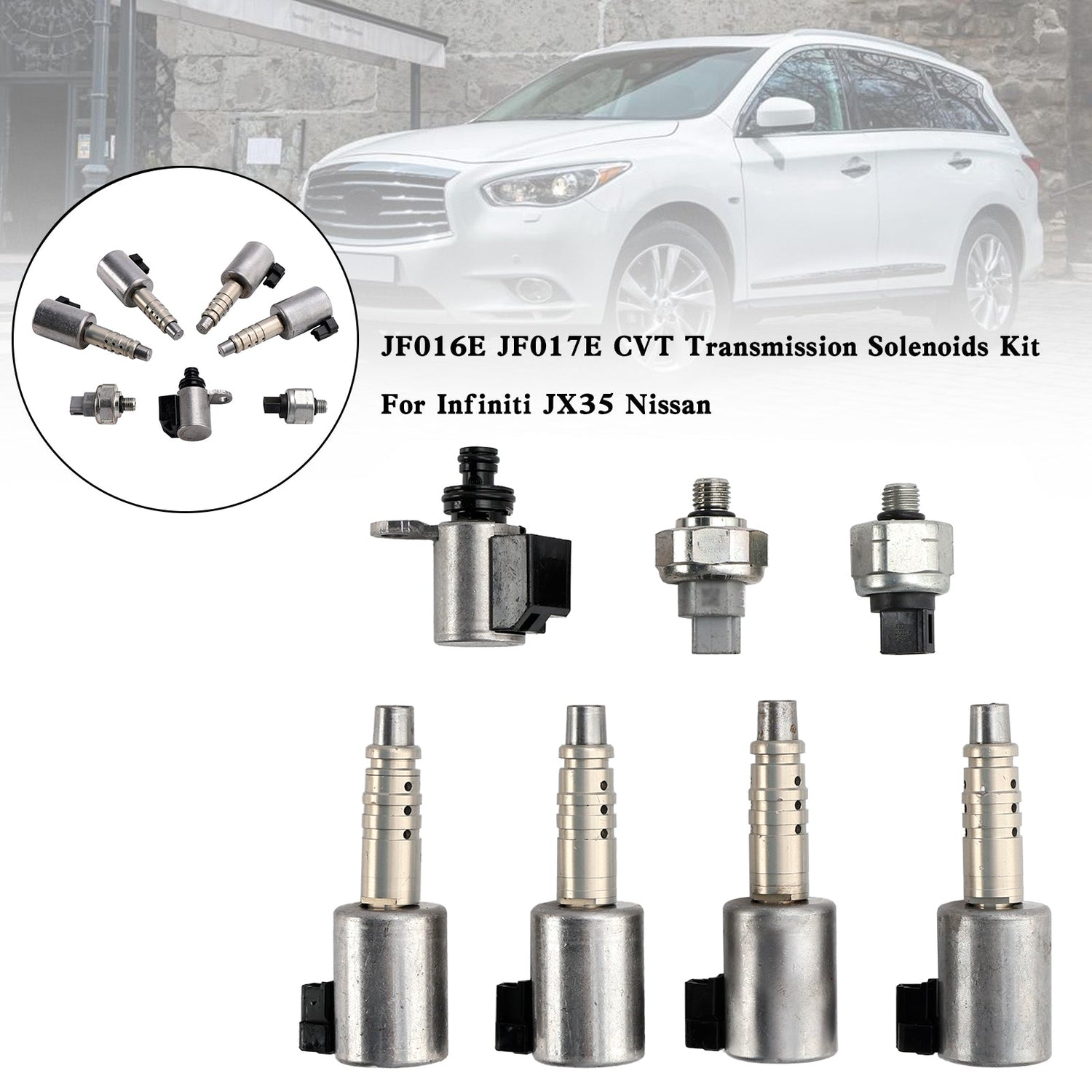 Infiniti JX35 Nissan JF016E JF017E CVT Transmission Solenoids Kit