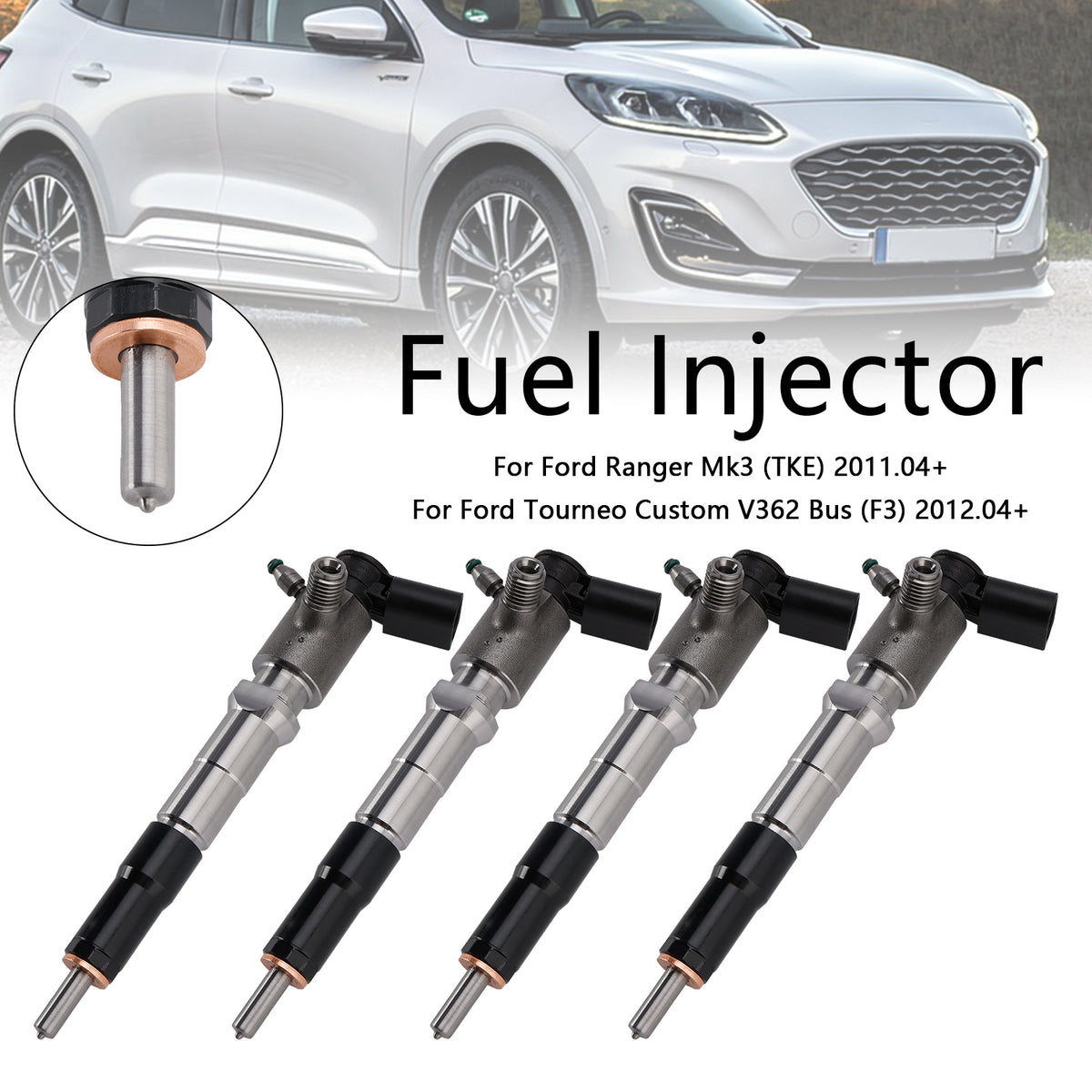 Ford Transit Tourneo Focus 2.0 VDO 2143478 4PCS Fuel Injector GK2Q-9K546-AC