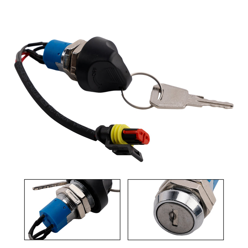 Ignition Starter Switch 1220-520002-AC For Big Joe Electric Forklift E30 EZ30