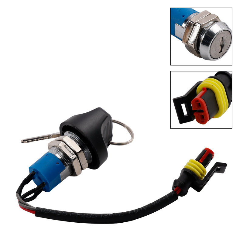 Ignition Starter Switch 1220-520002-AC For Big Joe Electric Forklift E30 EZ30