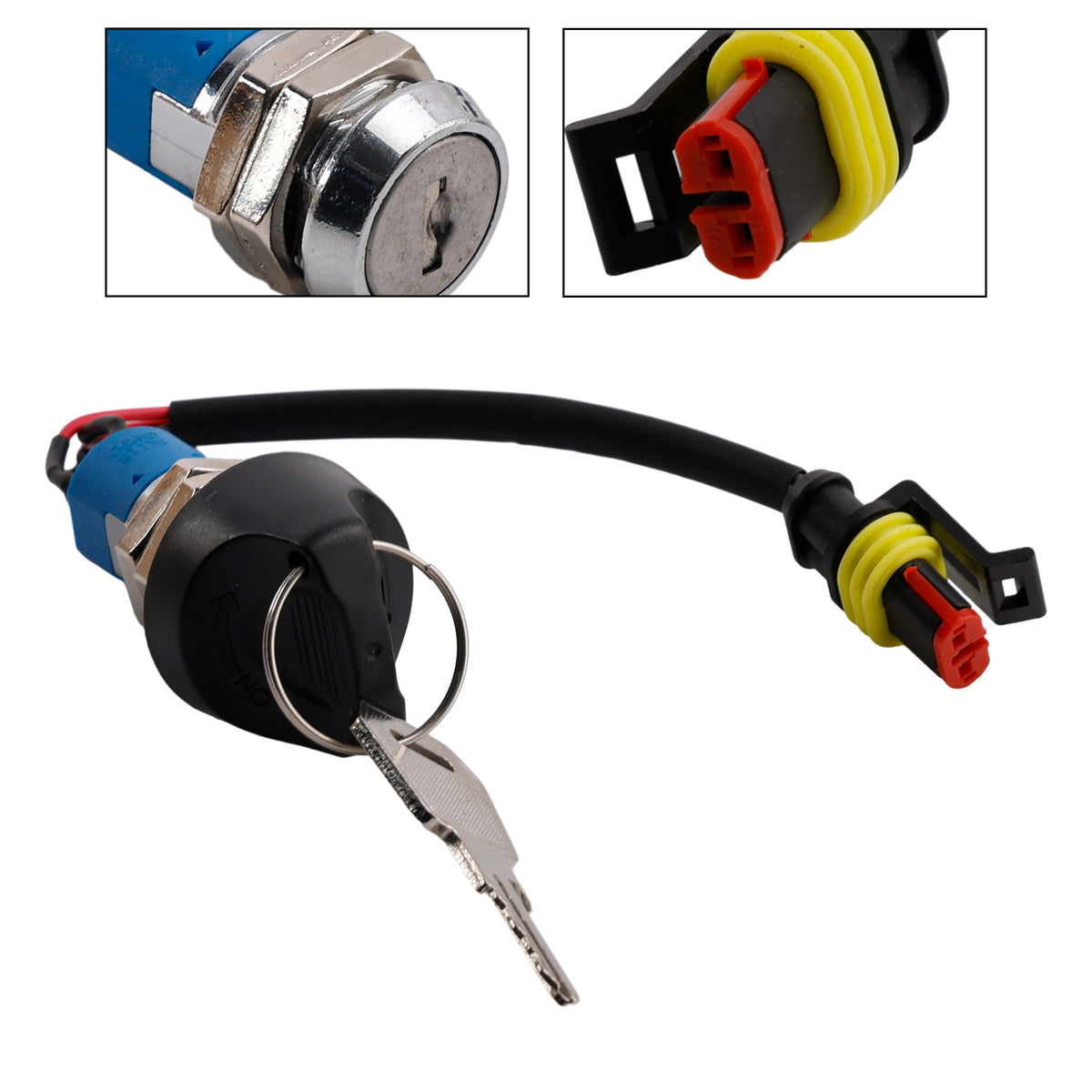 Ignition Starter Switch 1220-520002-AC For Big Joe Electric Forklift E30 EZ30