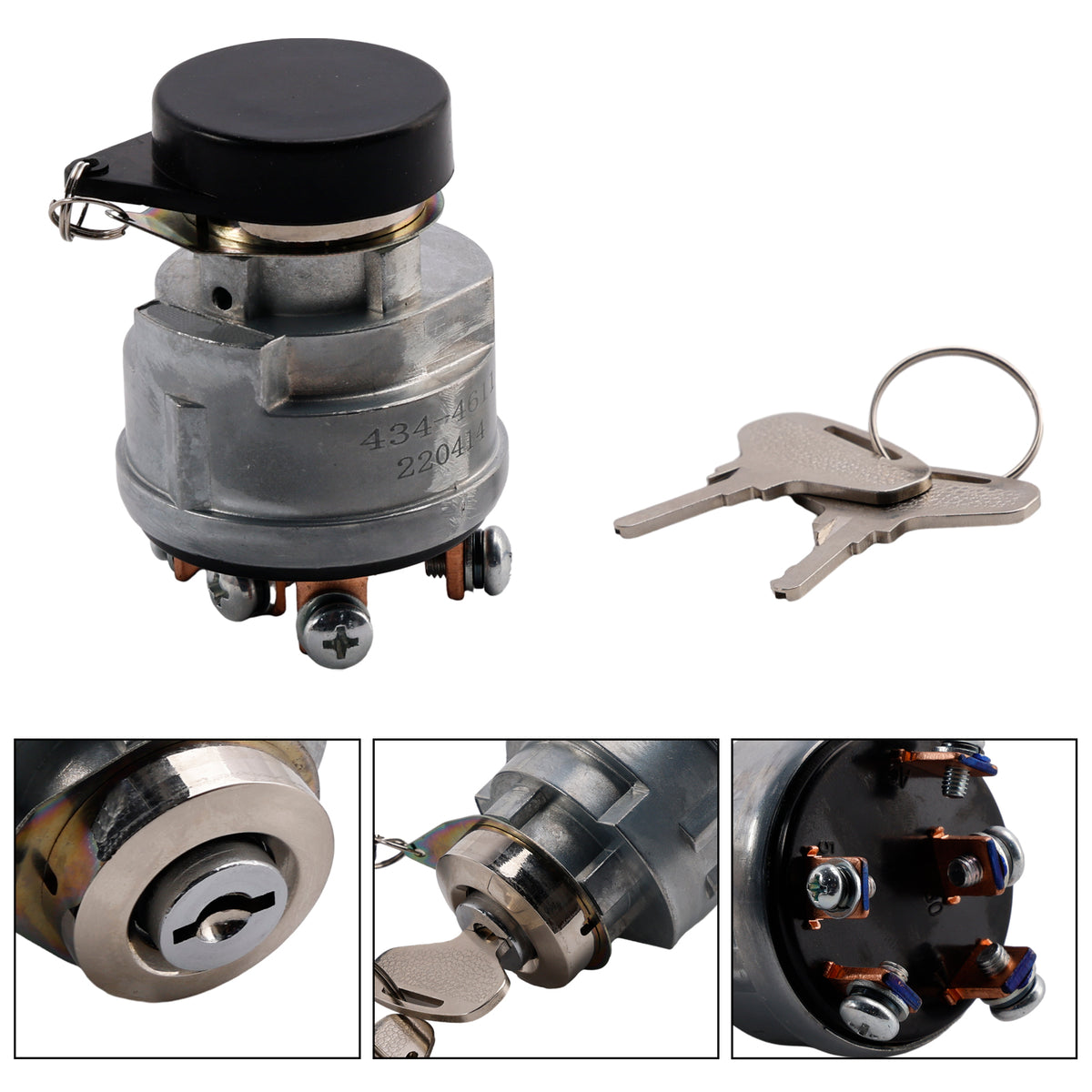 Ignition Starter Switch 434-4611 4344611 For Perkins Engine Spare Parts