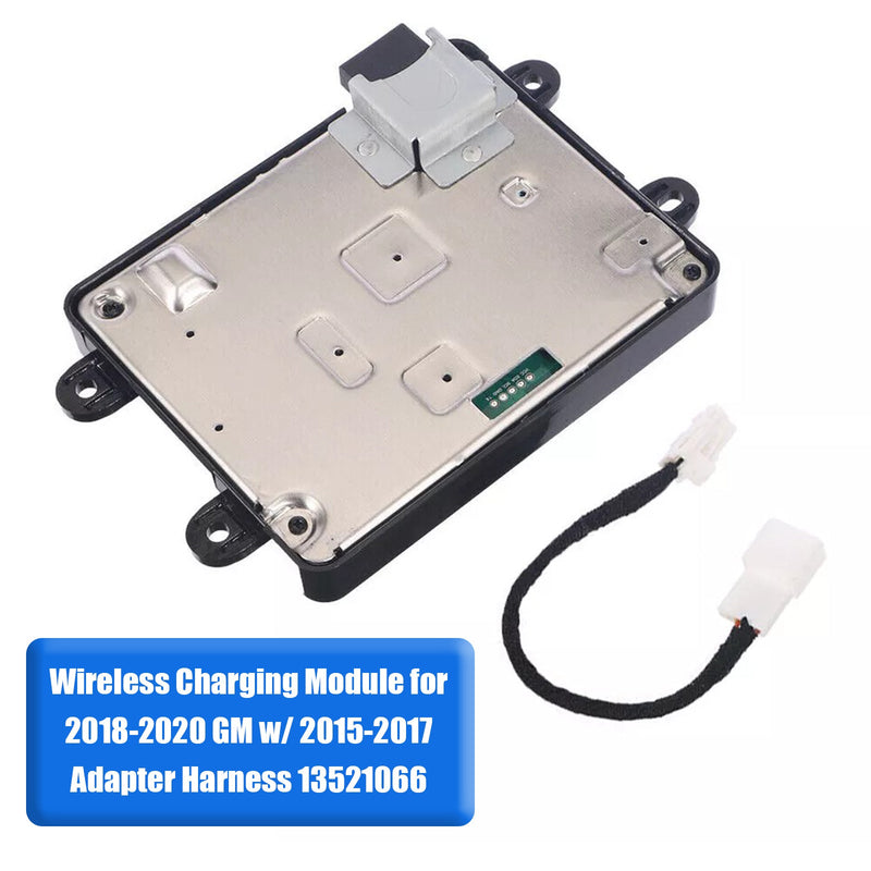 Wireless Charging Module for 2018-2020 GM w/ 2015-2017 Adapter Harness 13521066