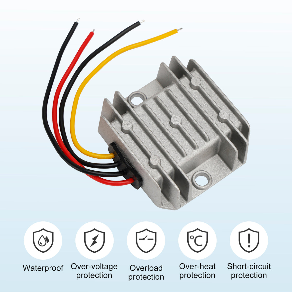 WaterProof 20-60V to 12V 5A 60W Step Down DC/DC Power Converter Regulator