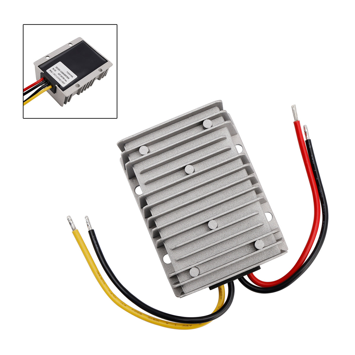 DC-DC 12V Step Up to 24V 15A 360W Car Power Supply Converter Regulator Waterproof