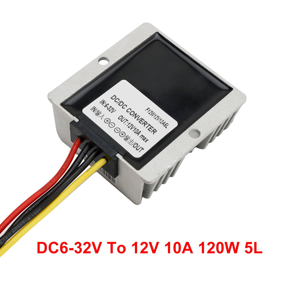 DC-DC 6-32V to 12V 10A Automatic Voltage Stabilizer Power Converter Regulator