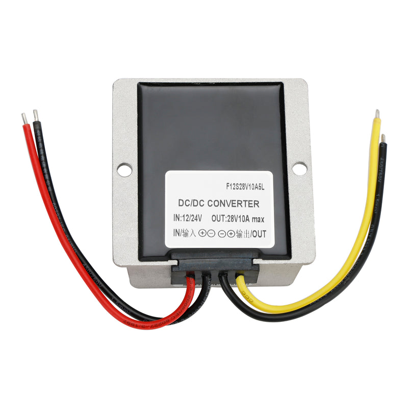 Waterproof DC/DC Converter Regulator 12V Step Up to 28V 10A 280W