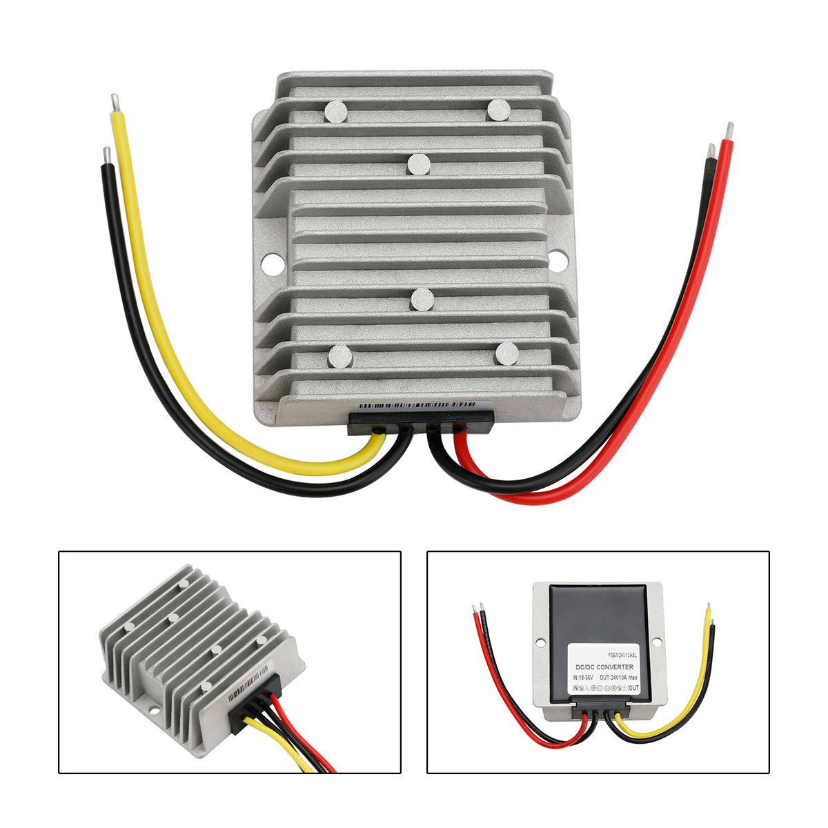DC 18-36V Converter To DC 24V 10A Boost Buck Power Module Voltage Regulator